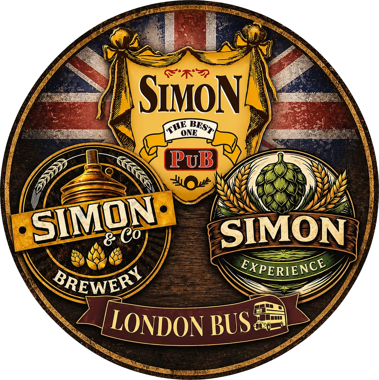 Simon Brewery, Simon Pub, Simon Pub 2 e London Bus